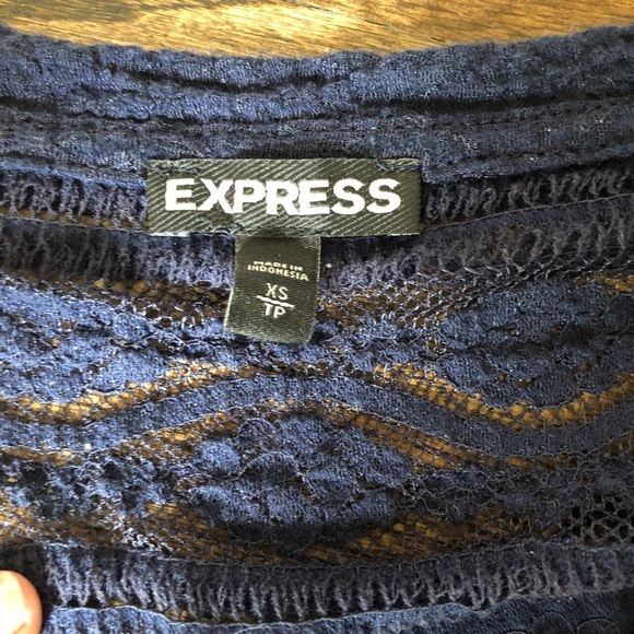 Navy Express Long Sleeve Top! - Picture 2 of 3